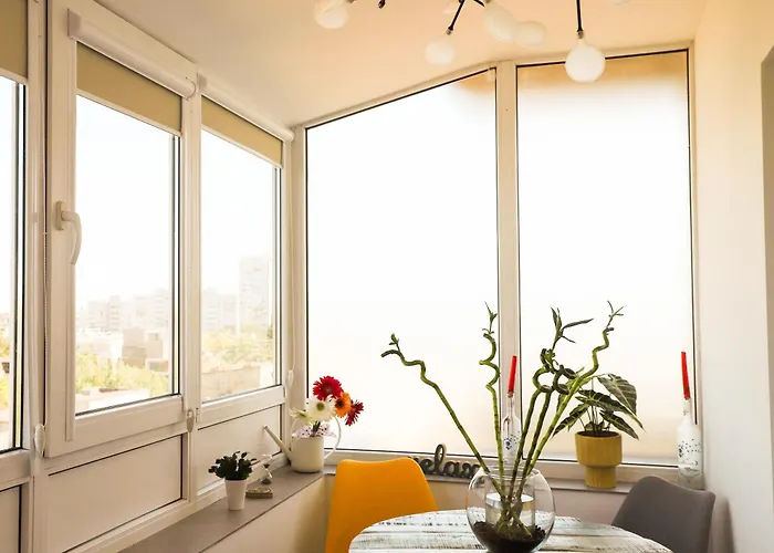 Spectacular View Over The City - Dorobanti Studio Bukarest